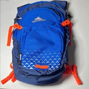 High Sierra Blue and Orange Backpack